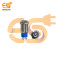 12mm 12-24V Ring Light Push Button Self Lock Metal Switch with White Indicator